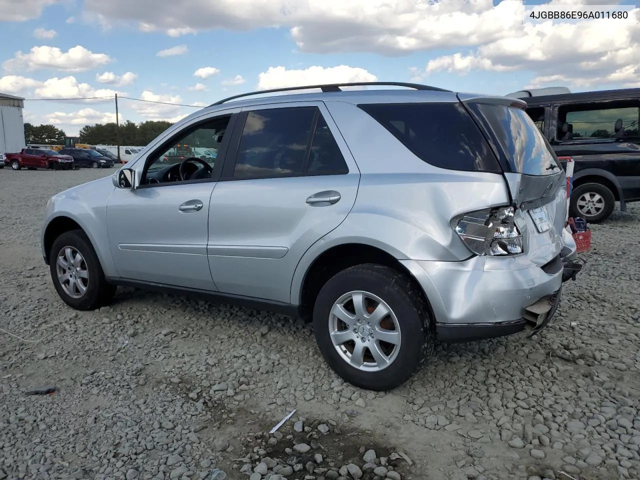 2006 Mercedes-Benz Ml 350 VIN: 4JGBB86E96A011680 Lot: 75467214