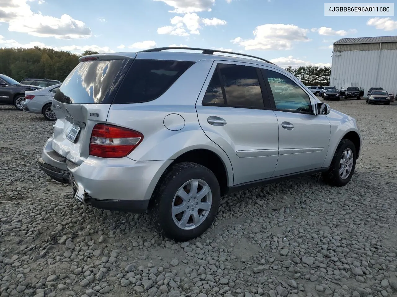 2006 Mercedes-Benz Ml 350 VIN: 4JGBB86E96A011680 Lot: 75467214