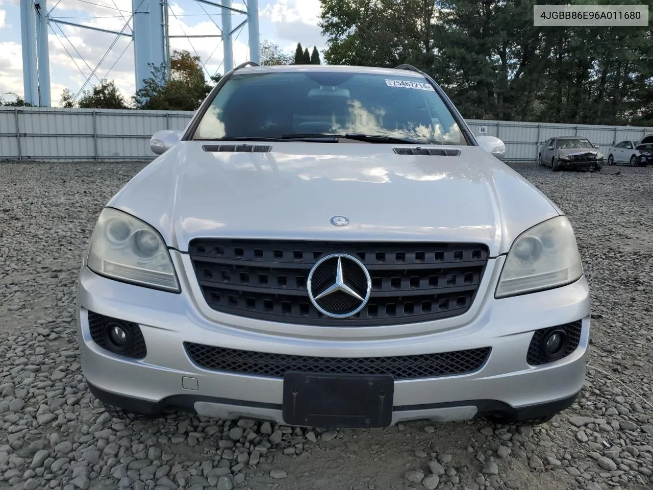 2006 Mercedes-Benz Ml 350 VIN: 4JGBB86E96A011680 Lot: 75467214