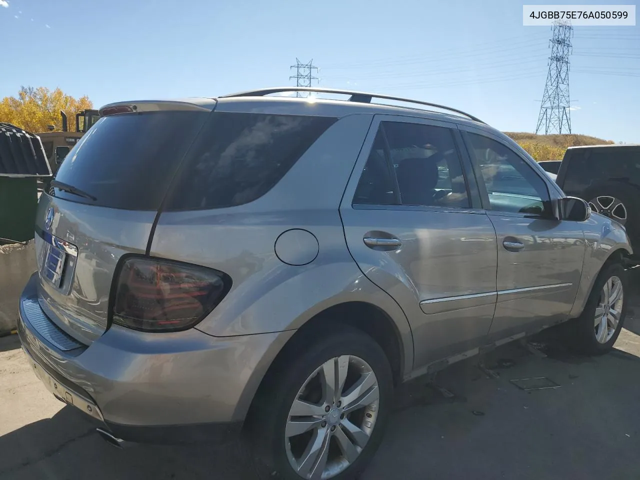 2006 Mercedes-Benz Ml 500 VIN: 4JGBB75E76A050599 Lot: 77447144