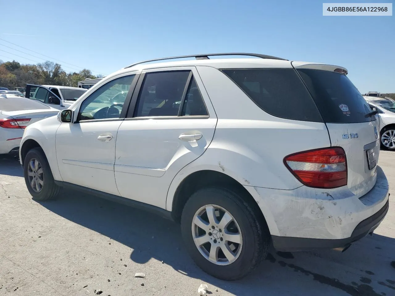 2006 Mercedes-Benz Ml 350 VIN: 4JGBB86E56A122968 Lot: 77478524