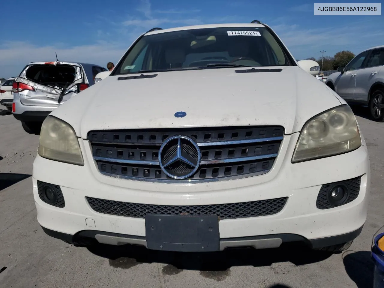 2006 Mercedes-Benz Ml 350 VIN: 4JGBB86E56A122968 Lot: 77478524