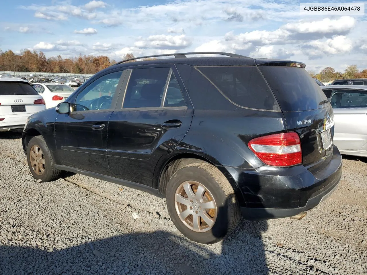 2006 Mercedes-Benz Ml 350 VIN: 4JGBB86E46A064478 Lot: 78181494