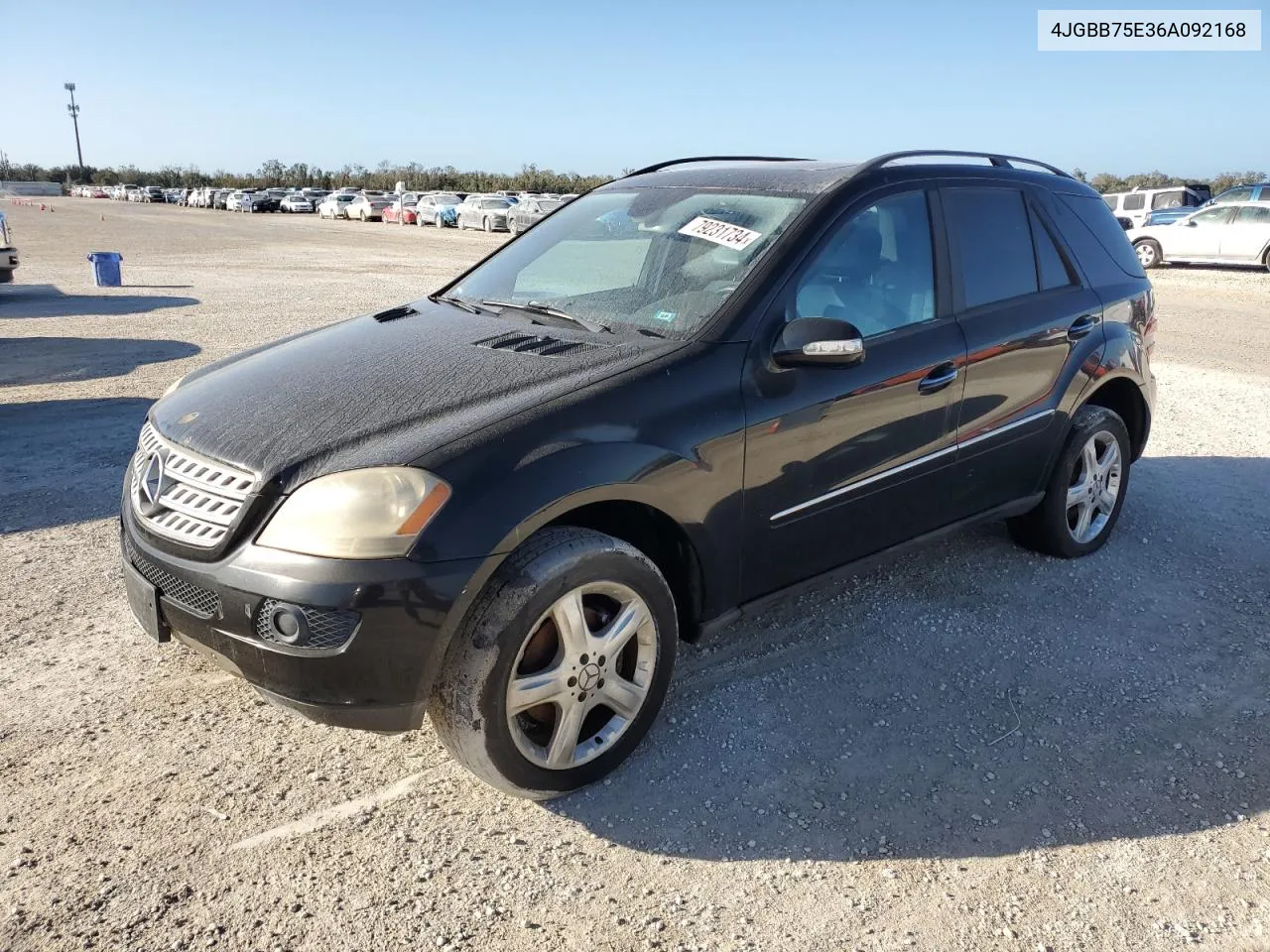 2006 Mercedes-Benz Ml 500 VIN: 4JGBB75E36A092168 Lot: 79231734