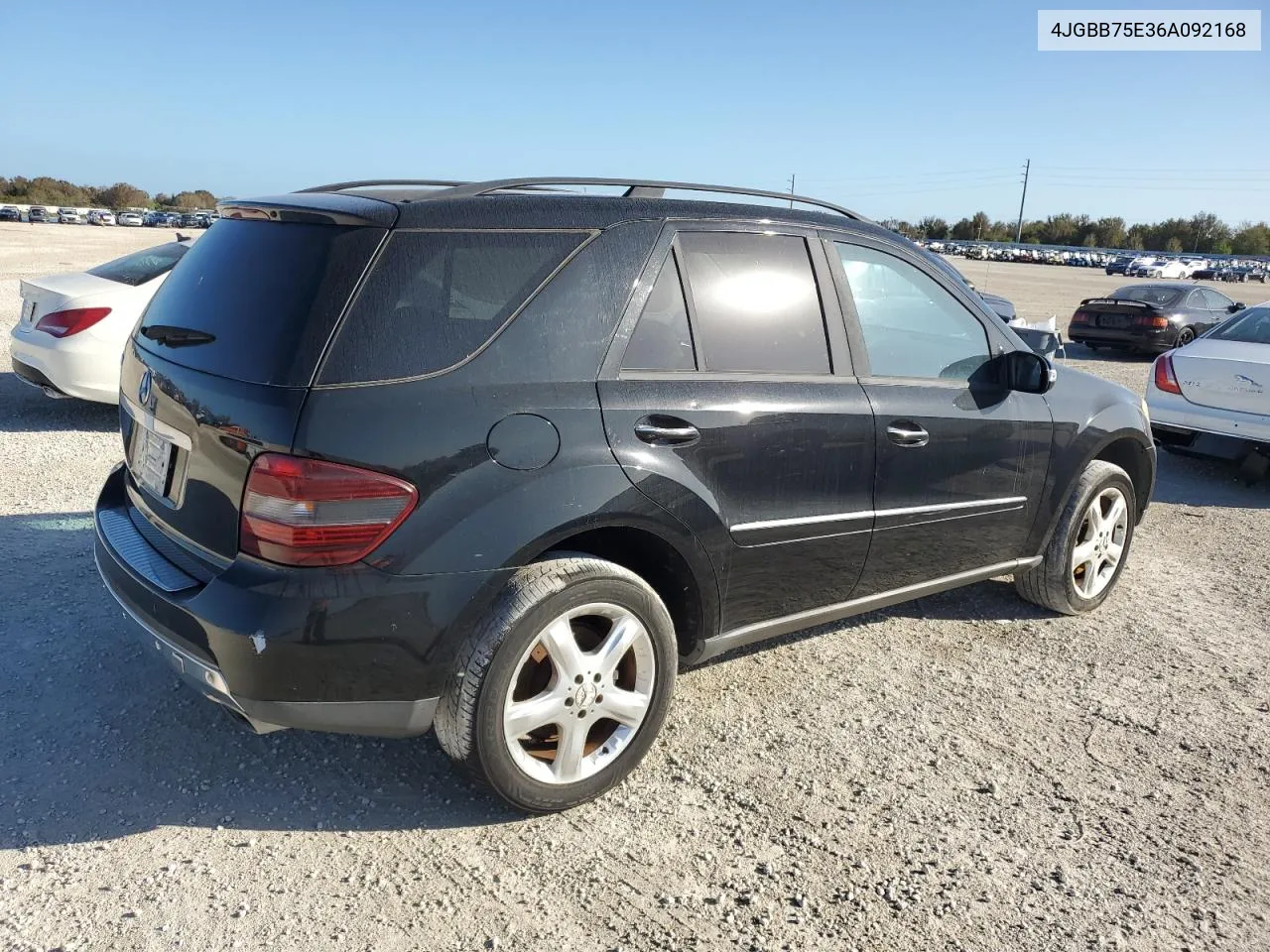 2006 Mercedes-Benz Ml 500 VIN: 4JGBB75E36A092168 Lot: 79231734