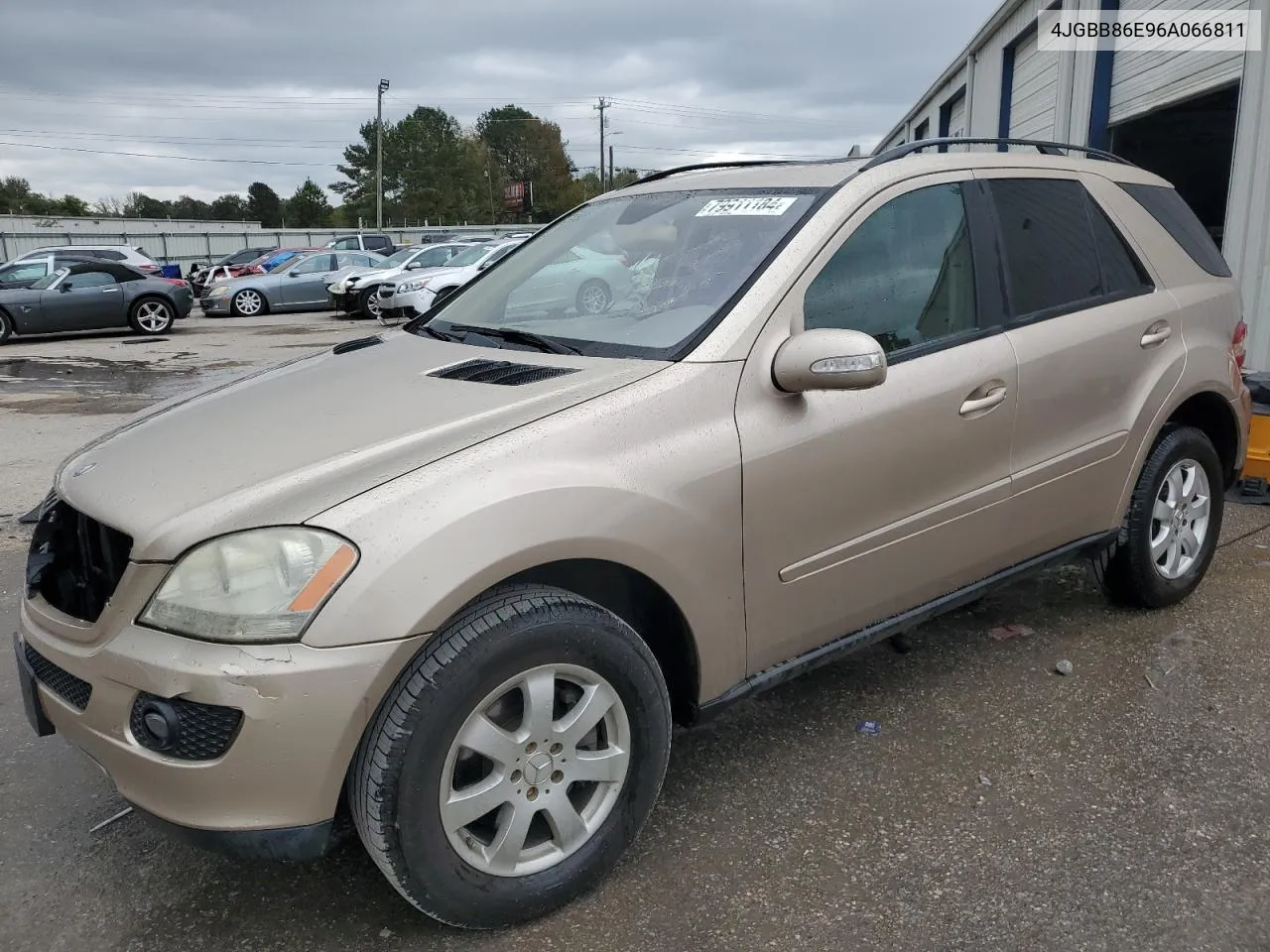 2006 Mercedes-Benz Ml 350 VIN: 4JGBB86E96A066811 Lot: 79911184