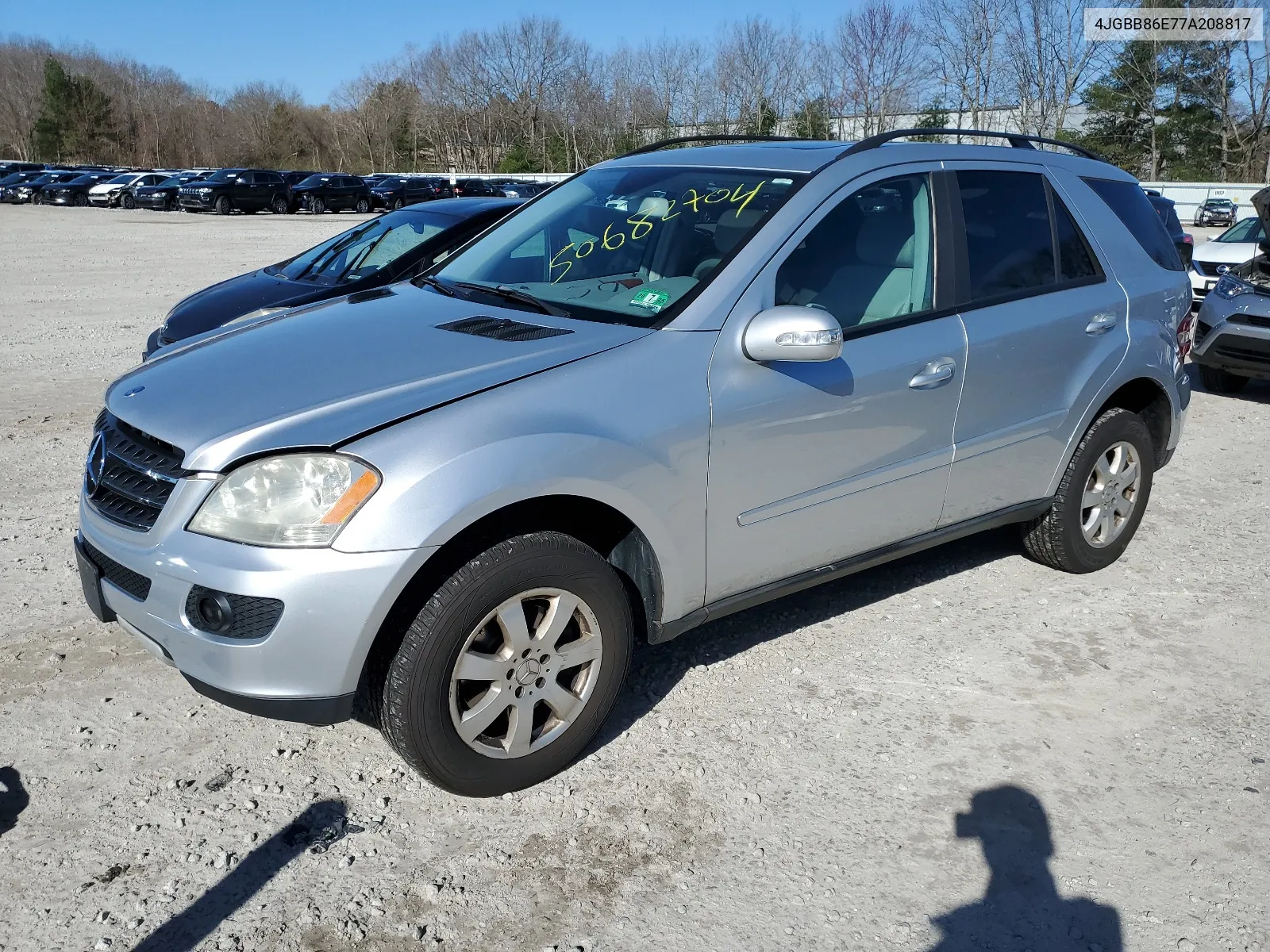 2007 Mercedes-Benz Ml 350 VIN: 4JGBB86E77A208817 Lot: 50682704