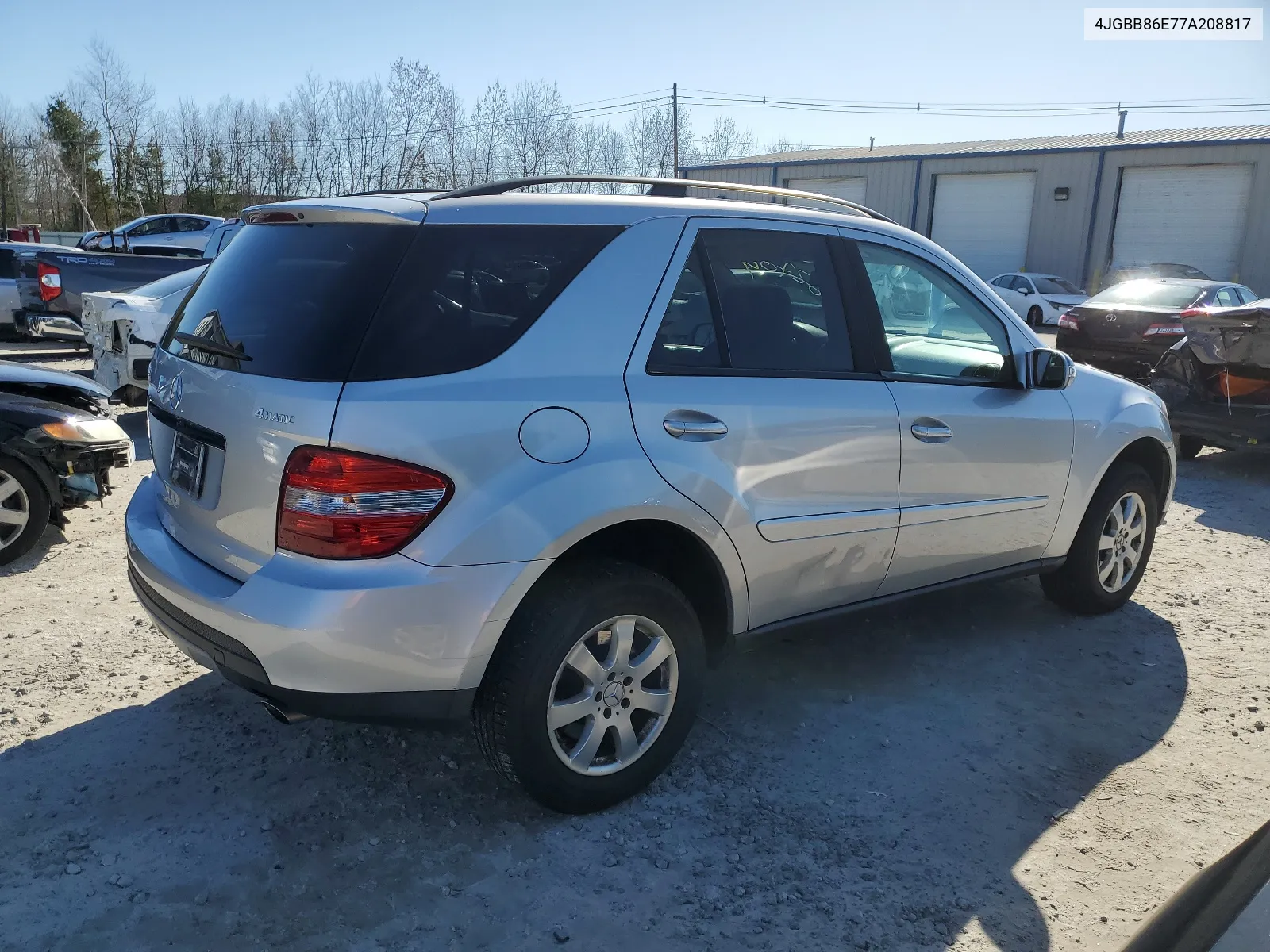 2007 Mercedes-Benz Ml 350 VIN: 4JGBB86E77A208817 Lot: 50682704