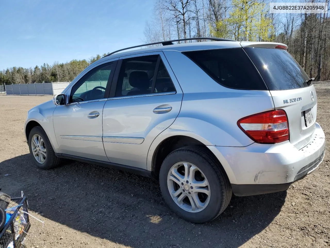 2007 Mercedes-Benz Ml 320 Cdi VIN: 4JGBB22E37A205948 Lot: 52372584