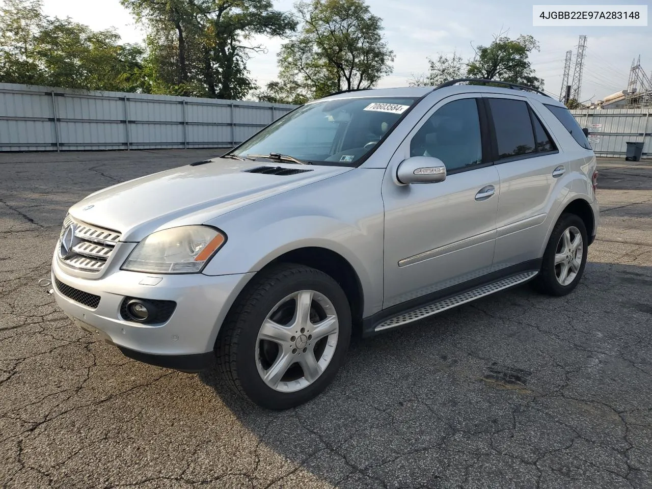 2007 Mercedes-Benz Ml 320 Cdi VIN: 4JGBB22E97A283148 Lot: 70603584