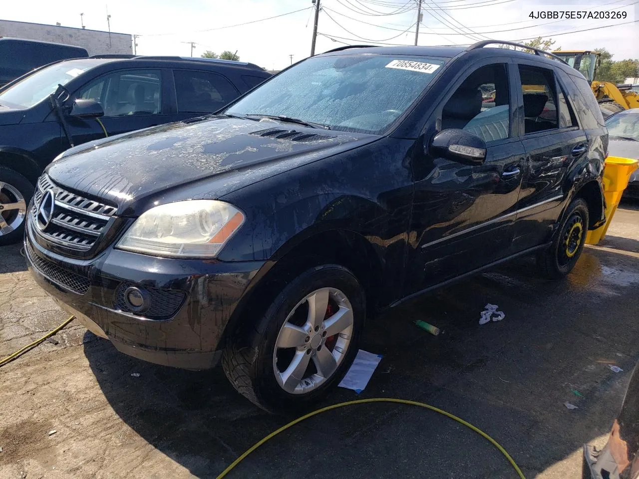 2007 Mercedes-Benz Ml 500 VIN: 4JGBB75E57A203269 Lot: 70854834