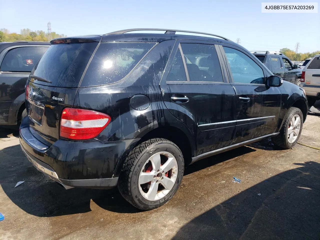 2007 Mercedes-Benz Ml 500 VIN: 4JGBB75E57A203269 Lot: 70854834