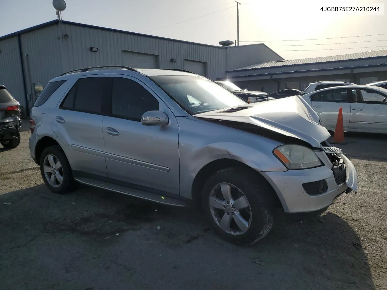 2007 Mercedes-Benz Ml 500 VIN: 4JGBB75E27A210244 Lot: 71549064