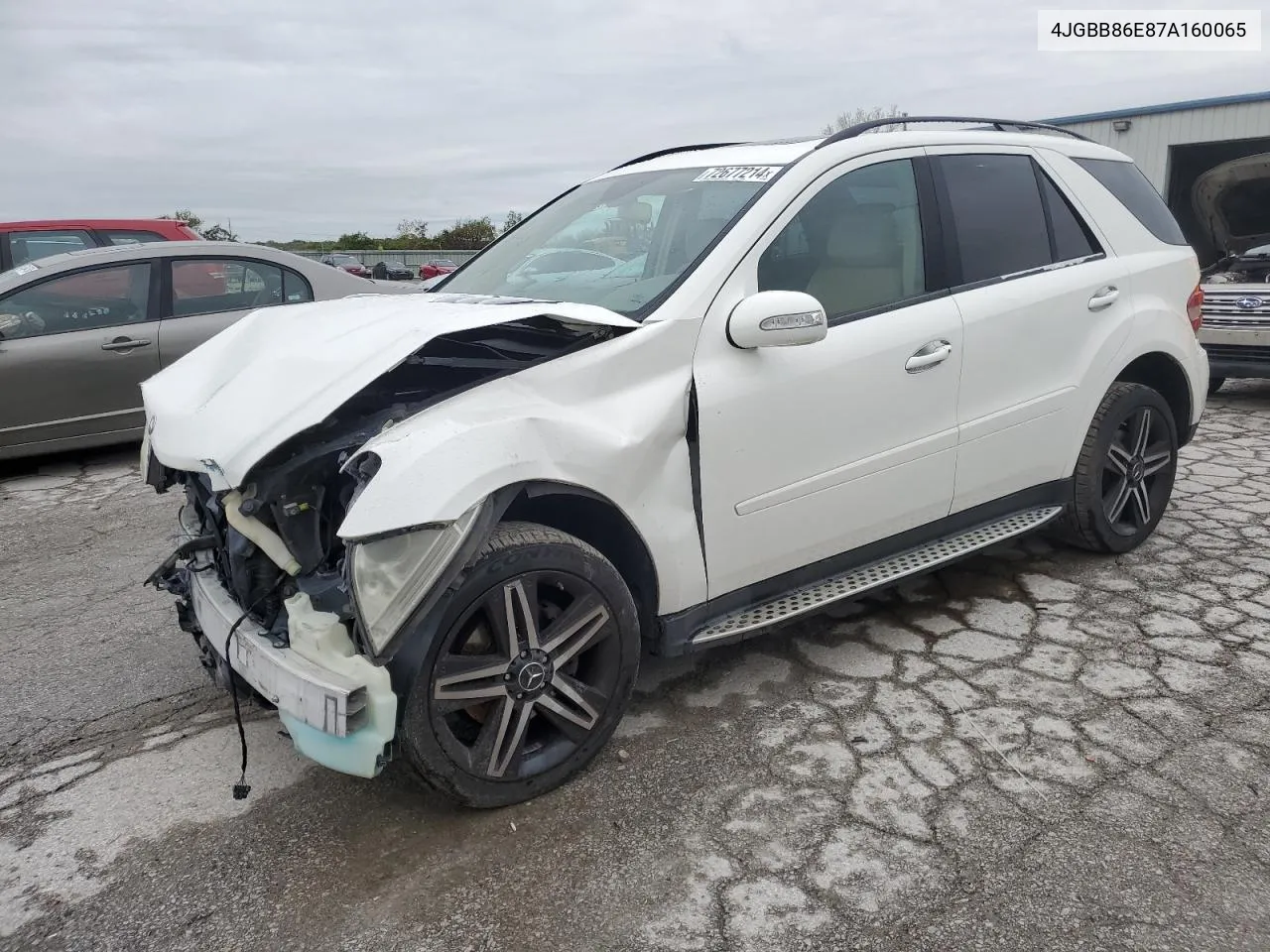 2007 Mercedes-Benz Ml 350 VIN: 4JGBB86E87A160065 Lot: 72677214