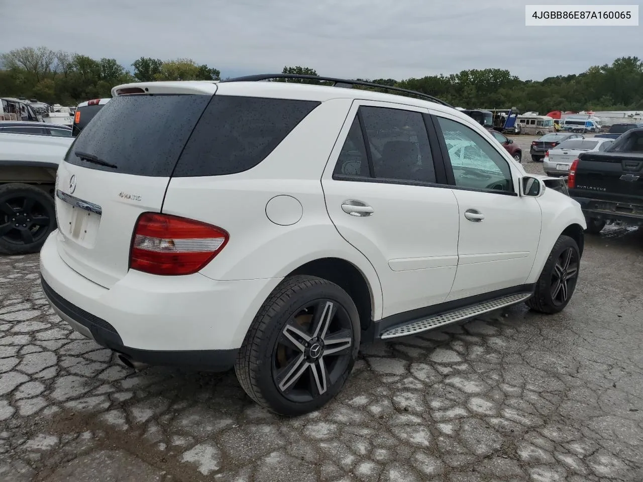 2007 Mercedes-Benz Ml 350 VIN: 4JGBB86E87A160065 Lot: 72677214