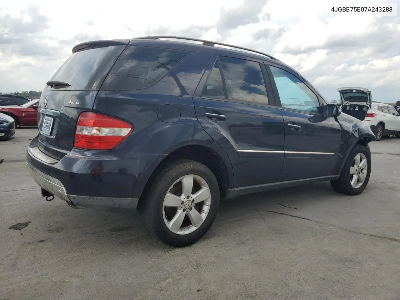 2007 Mercedes-Benz Ml 500 VIN: 4JGBB75E07A243288 Lot: 73122284