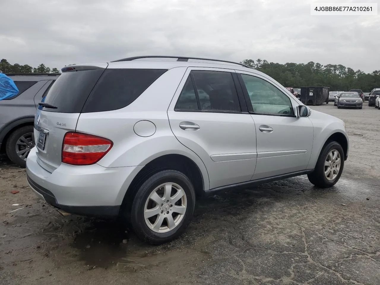 2007 Mercedes-Benz Ml 350 VIN: 4JGBB86E77A210261 Lot: 73363714