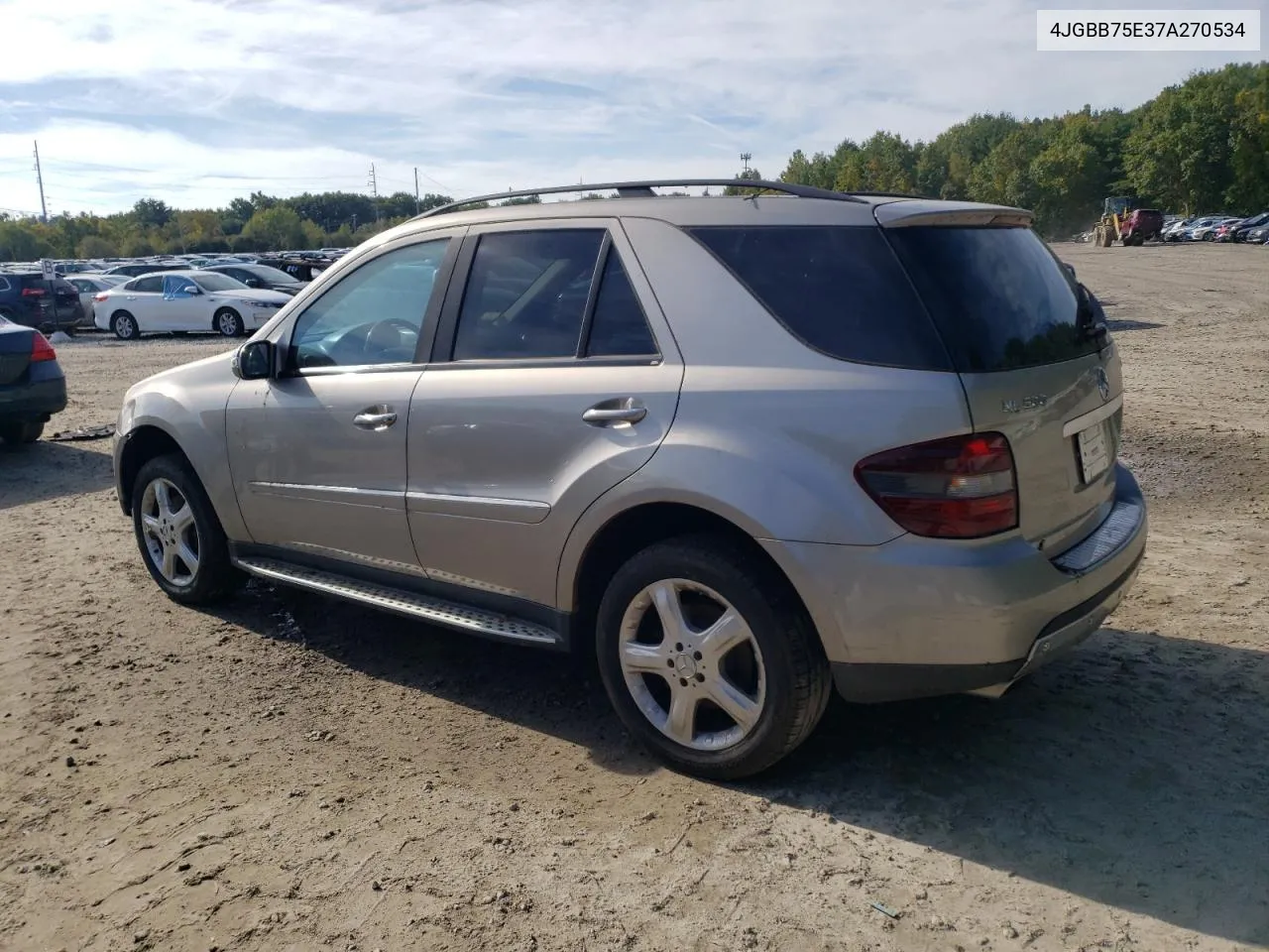 2007 Mercedes-Benz Ml 500 VIN: 4JGBB75E37A270534 Lot: 73808074