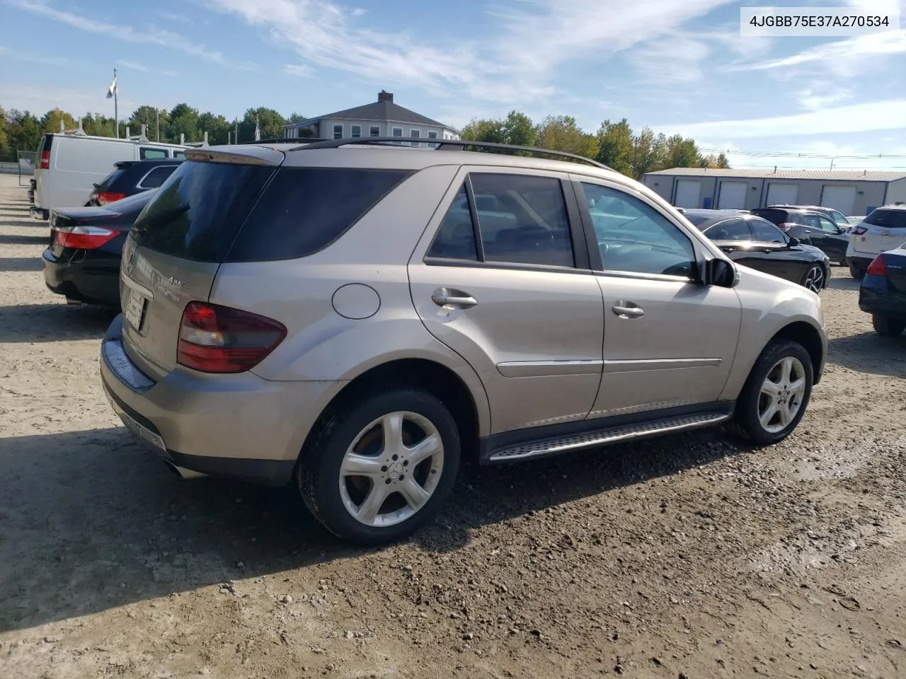 2007 Mercedes-Benz Ml 500 VIN: 4JGBB75E37A270534 Lot: 73808074