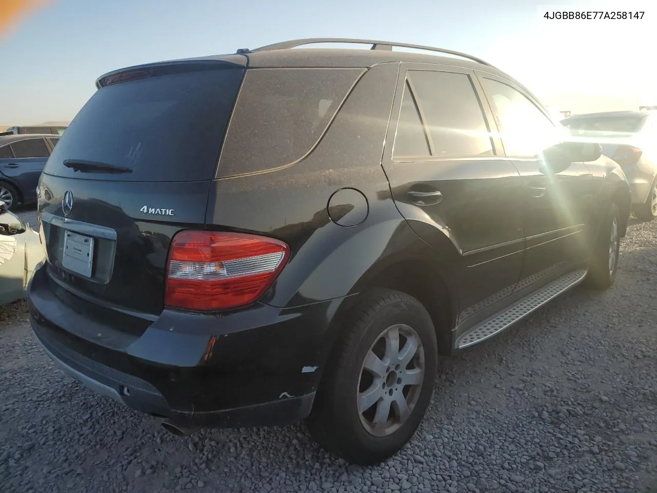 2007 Mercedes-Benz Ml 350 VIN: 4JGBB86E77A258147 Lot: 75123744