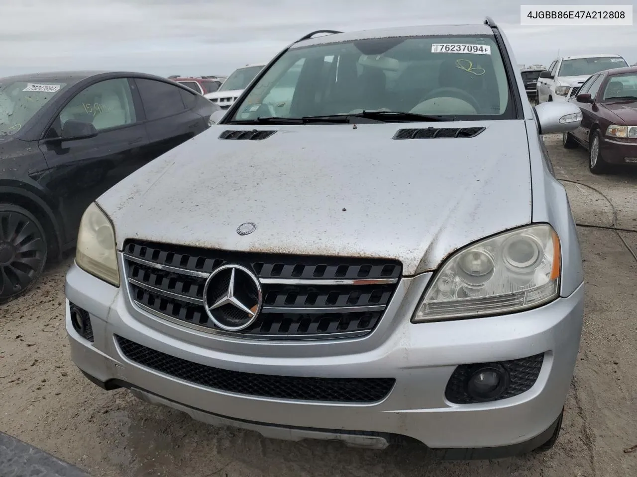 2007 Mercedes-Benz Ml 350 VIN: 4JGBB86E47A212808 Lot: 76237094