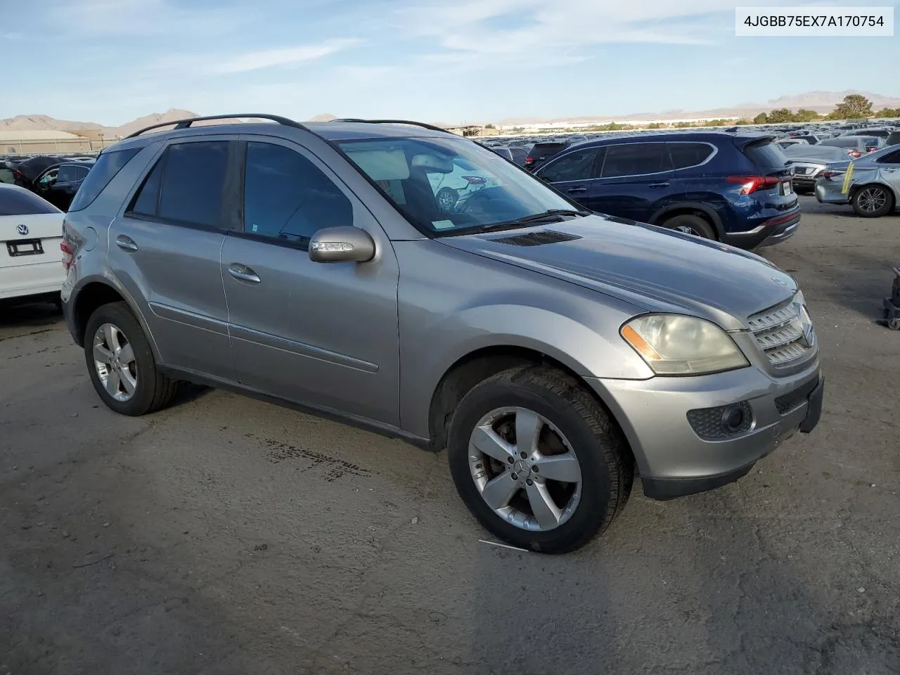 2007 Mercedes-Benz Ml 500 VIN: 4JGBB75EX7A170754 Lot: 76624374