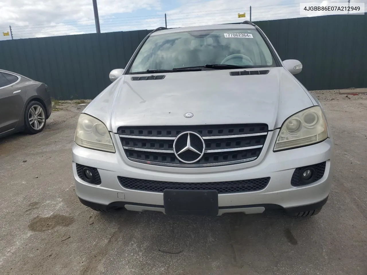 2007 Mercedes-Benz Ml 350 VIN: 4JGBB86E07A212949 Lot: 77062364