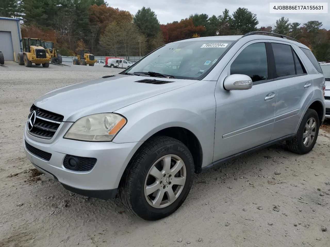 2007 Mercedes-Benz Ml 350 VIN: 4JGBB86E17A155631 Lot: 78622204