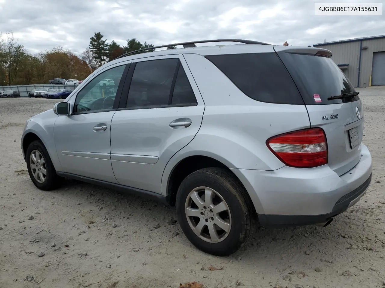 2007 Mercedes-Benz Ml 350 VIN: 4JGBB86E17A155631 Lot: 78622204