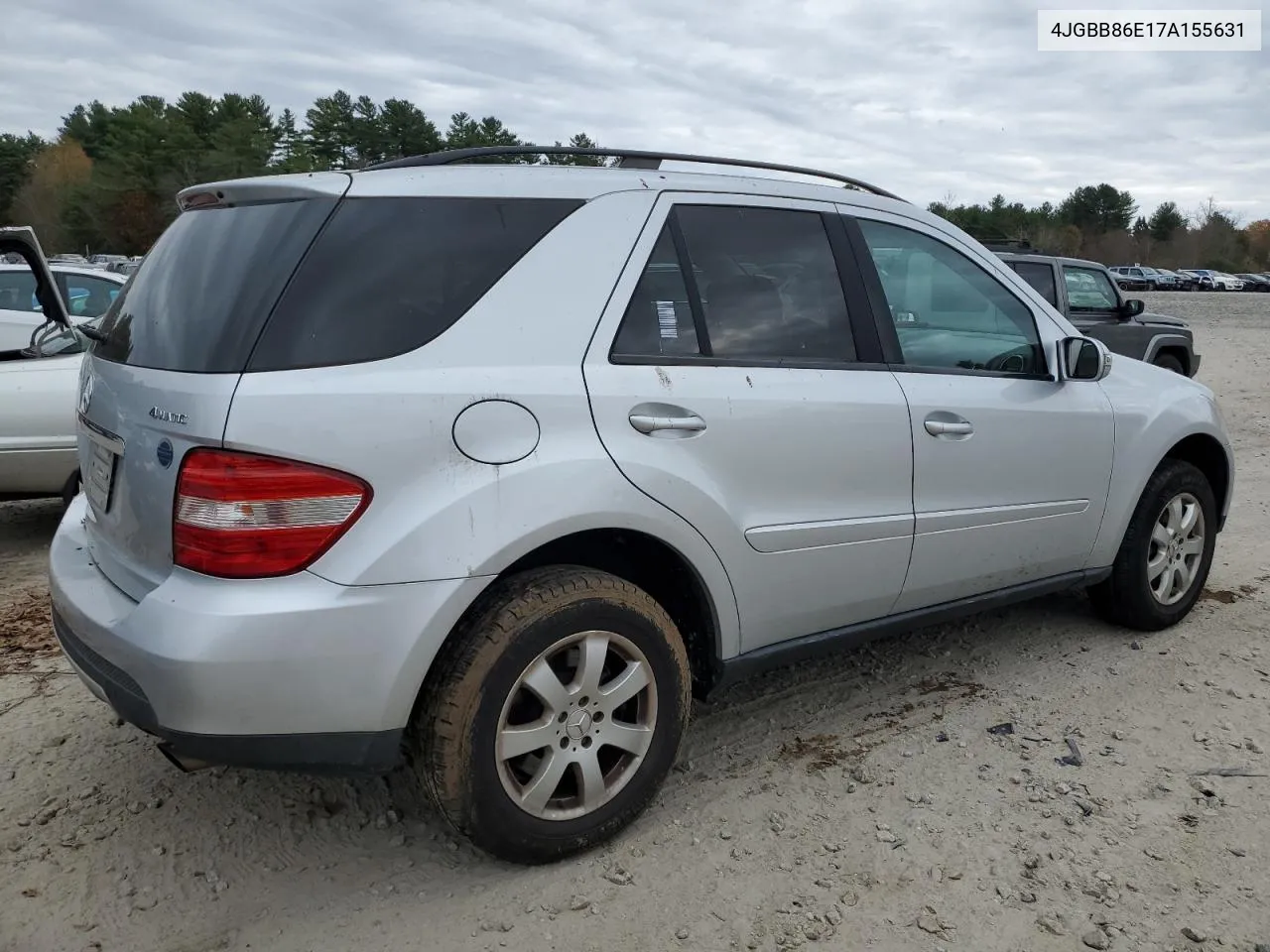 2007 Mercedes-Benz Ml 350 VIN: 4JGBB86E17A155631 Lot: 78622204