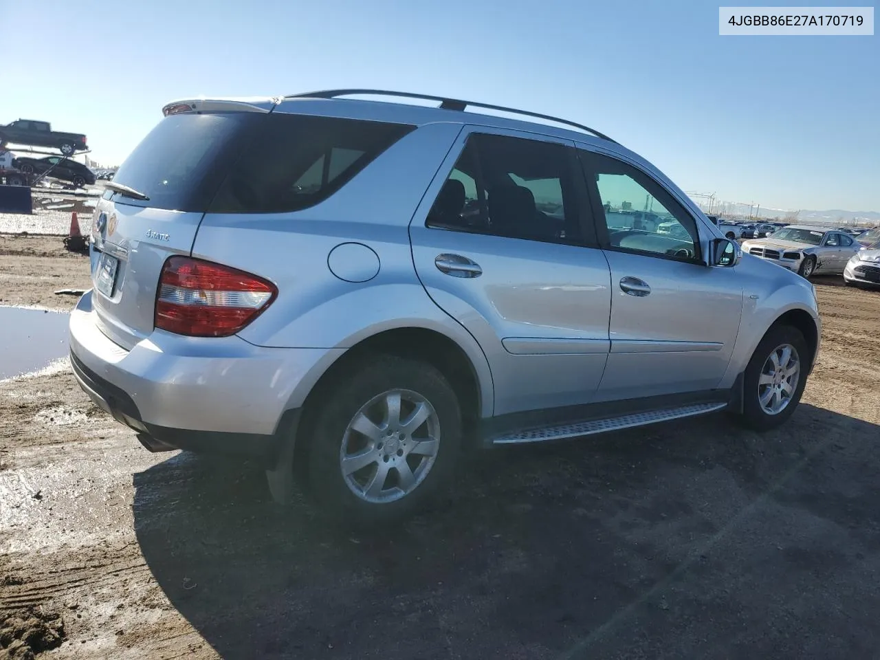 2007 Mercedes-Benz Ml 350 VIN: 4JGBB86E27A170719 Lot: 79773144