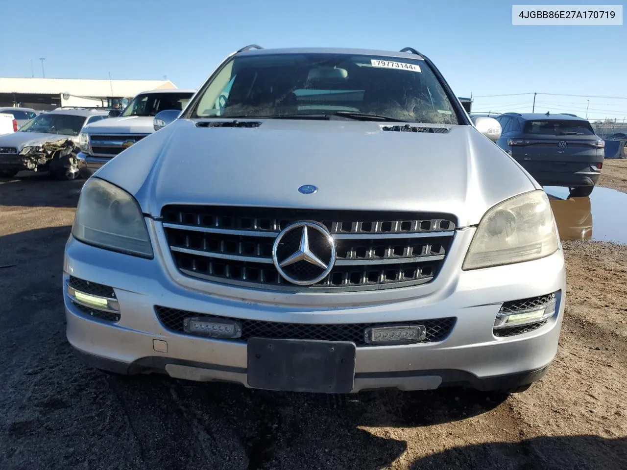 2007 Mercedes-Benz Ml 350 VIN: 4JGBB86E27A170719 Lot: 79773144