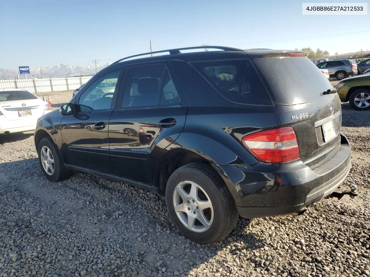 2007 Mercedes-Benz Ml 350 VIN: 4JGBB86E27A212533 Lot: 80111814