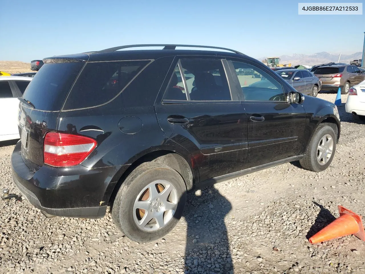 2007 Mercedes-Benz Ml 350 VIN: 4JGBB86E27A212533 Lot: 80111814