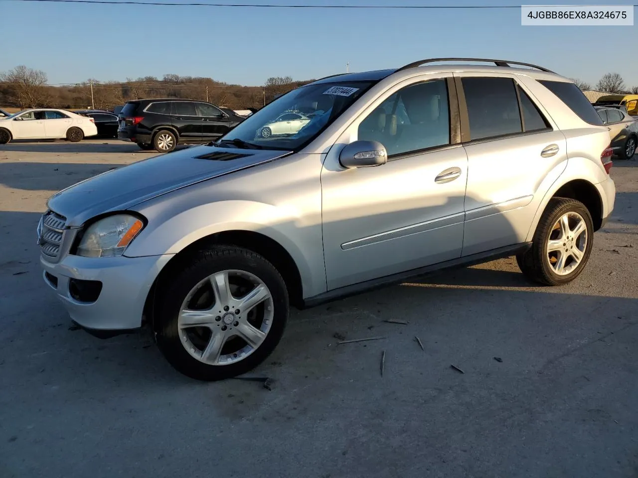 2008 Mercedes-Benz Ml 350 VIN: 4JGBB86EX8A324675 Lot: 37031444