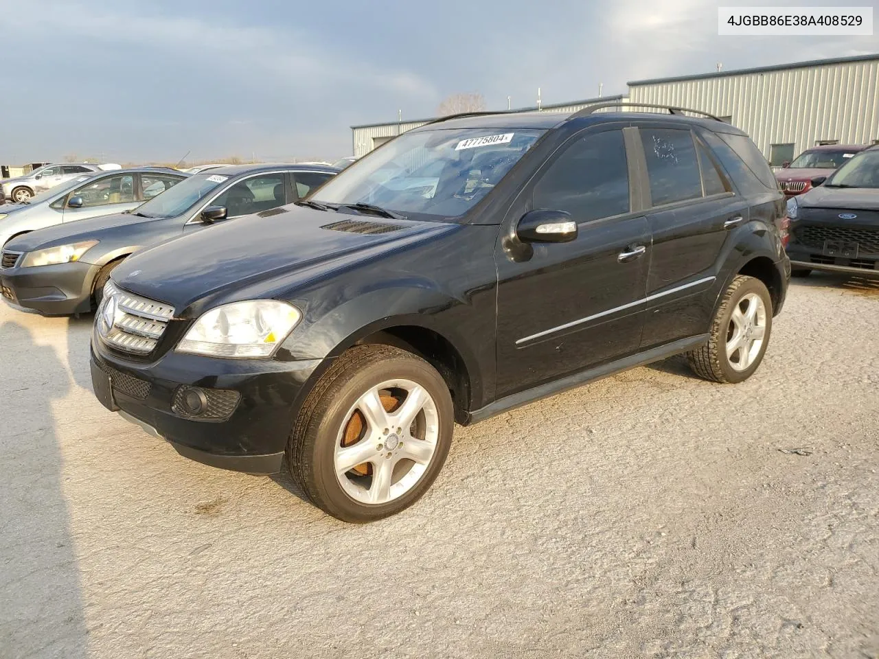 2008 Mercedes-Benz Ml 350 VIN: 4JGBB86E38A408529 Lot: 47775804