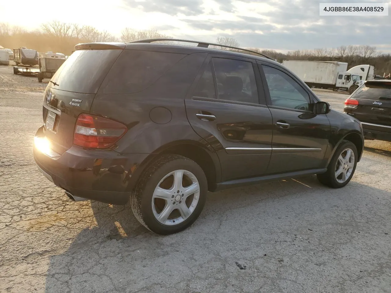 2008 Mercedes-Benz Ml 350 VIN: 4JGBB86E38A408529 Lot: 47775804