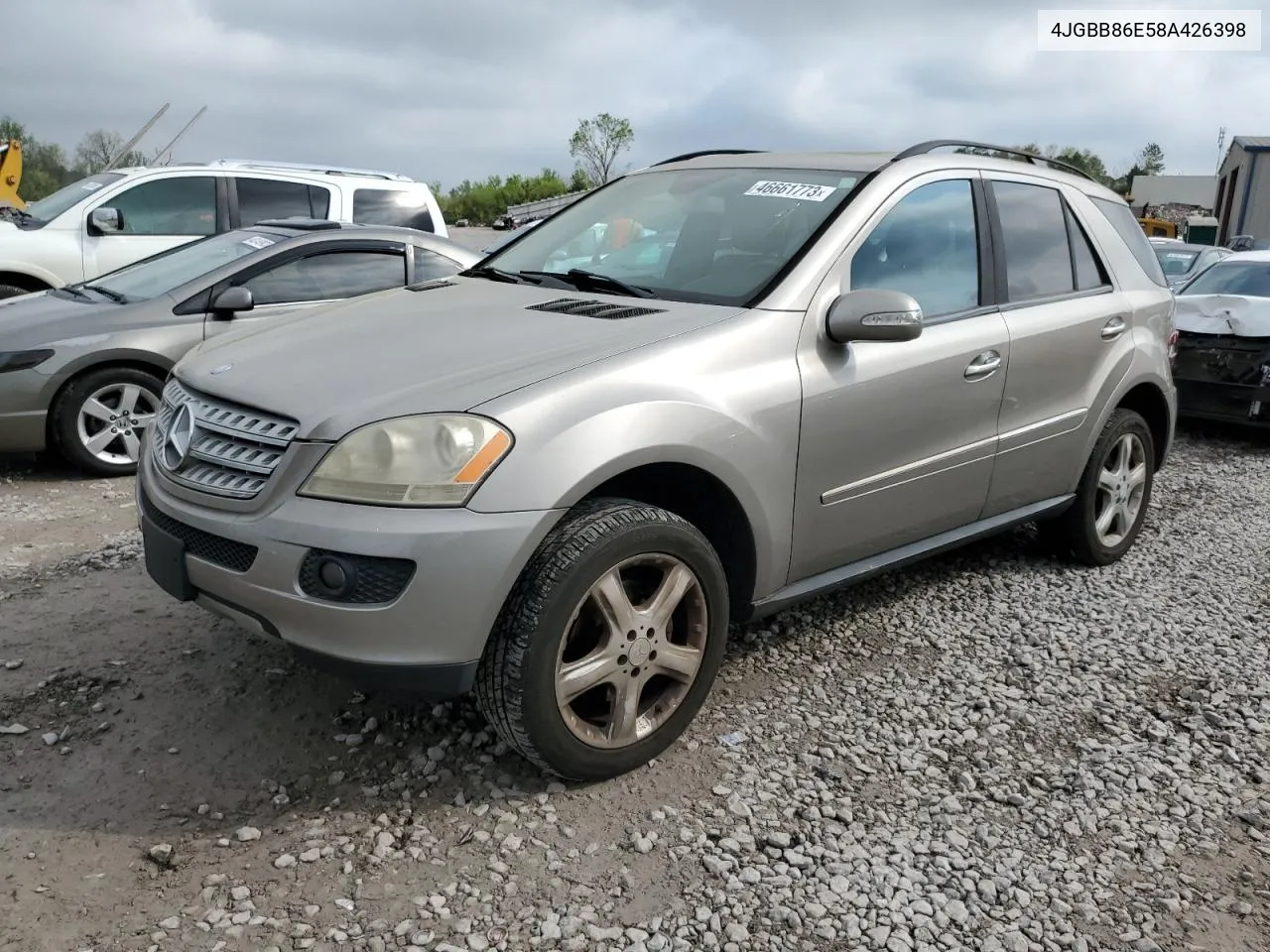 2008 Mercedes-Benz Ml 350 VIN: 4JGBB86E58A426398 Lot: 64967534