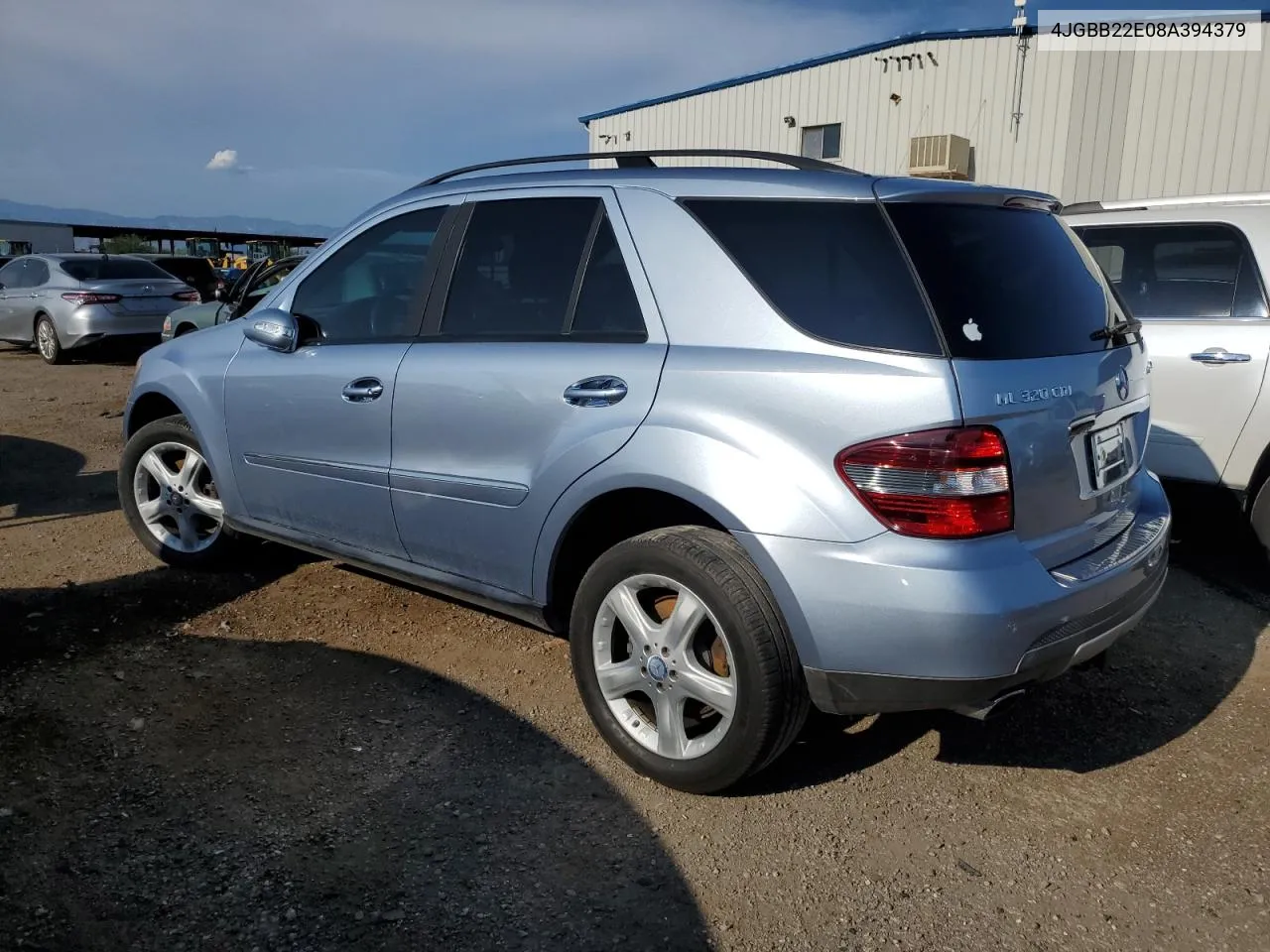 2008 Mercedes-Benz Ml 320 Cdi VIN: 4JGBB22E08A394379 Lot: 64982984