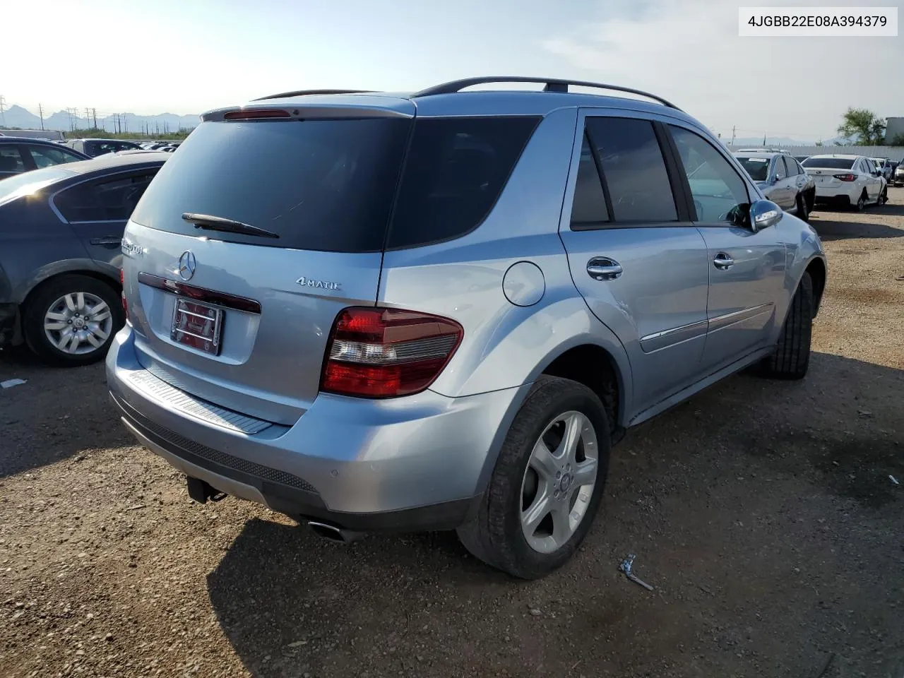 2008 Mercedes-Benz Ml 320 Cdi VIN: 4JGBB22E08A394379 Lot: 64982984