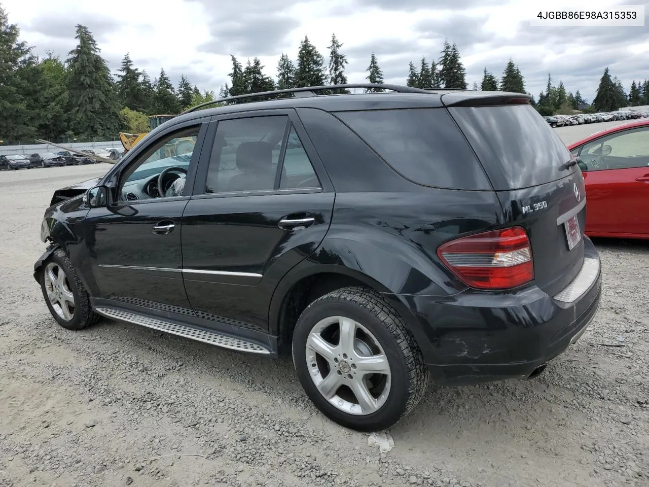 2008 Mercedes-Benz Ml 350 VIN: 4JGBB86E98A315353 Lot: 66210234