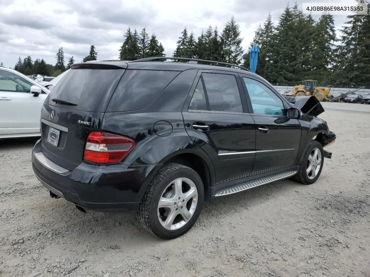 2008 Mercedes-Benz Ml 350 VIN: 4JGBB86E98A315353 Lot: 66210234