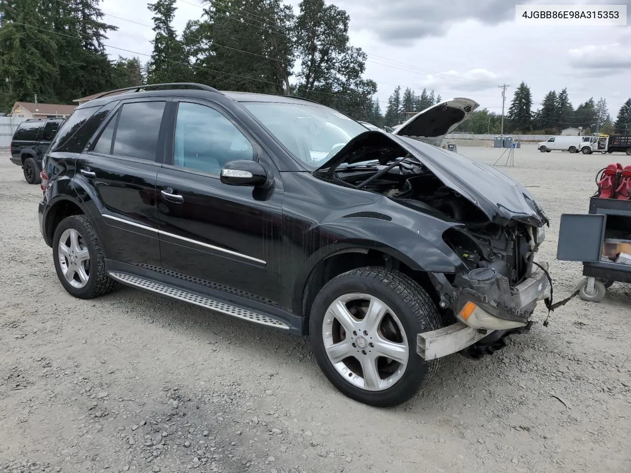 2008 Mercedes-Benz Ml 350 VIN: 4JGBB86E98A315353 Lot: 66210234