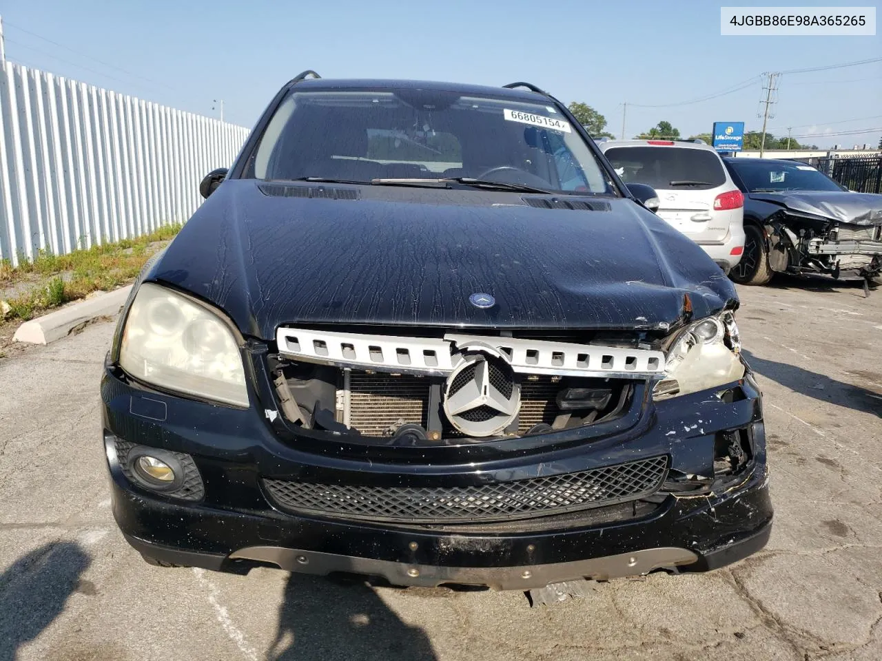 4JGBB86E98A365265 2008 Mercedes-Benz Ml 350