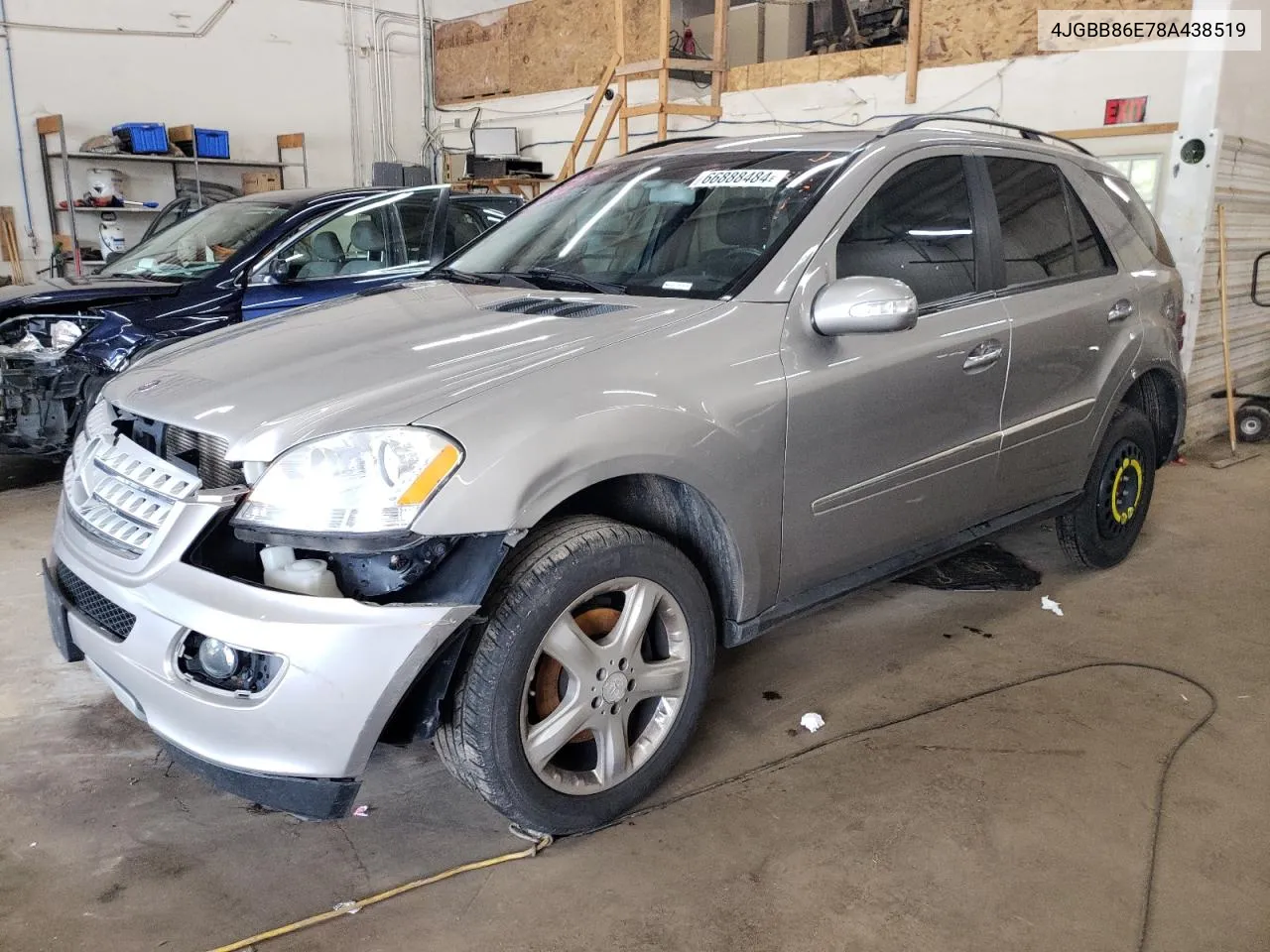 2008 Mercedes-Benz Ml 350 VIN: 4JGBB86E78A438519 Lot: 66888484