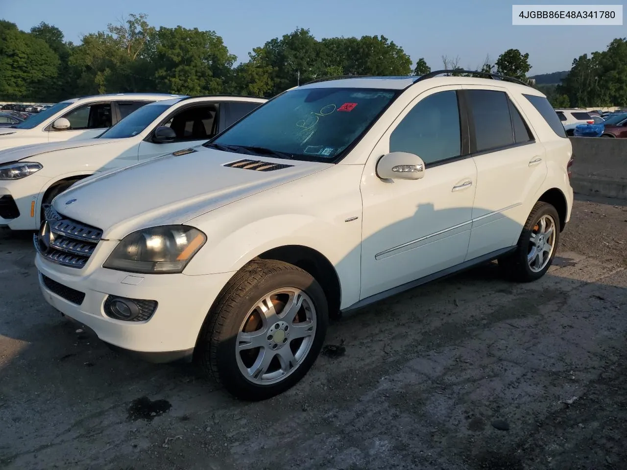 2008 Mercedes-Benz Ml 350 VIN: 4JGBB86E48A341780 Lot: 66928054