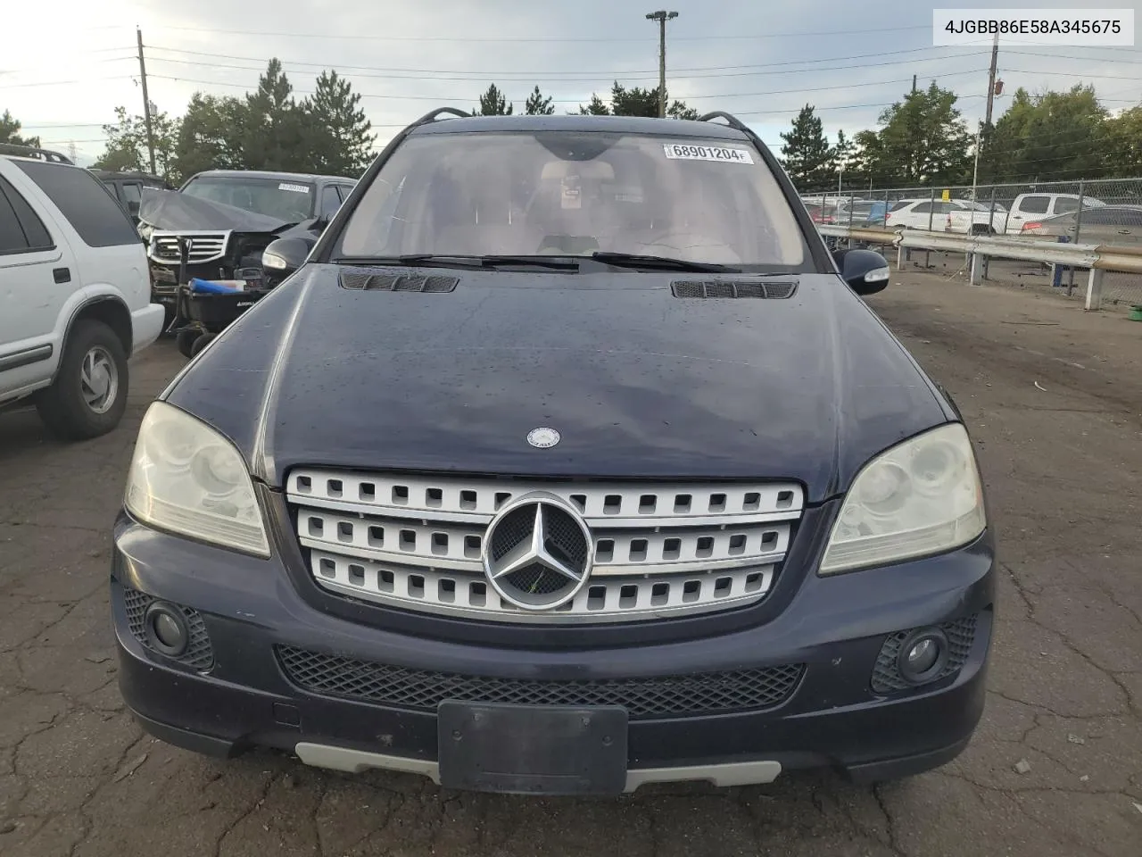 2008 Mercedes-Benz Ml 350 VIN: 4JGBB86E58A345675 Lot: 68901204