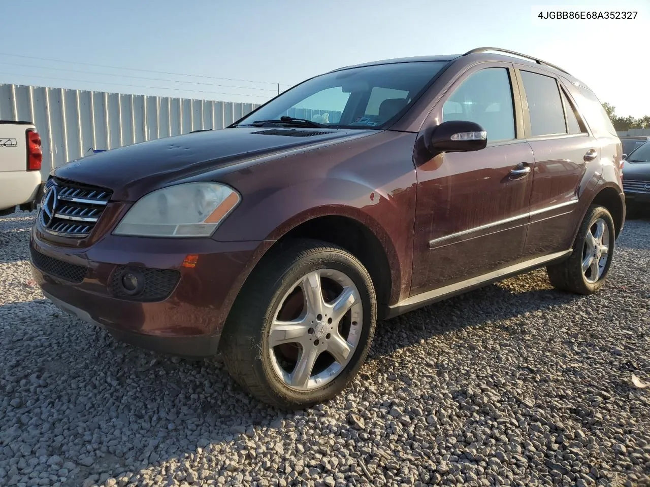 2008 Mercedes-Benz Ml 350 VIN: 4JGBB86E68A352327 Lot: 69338894