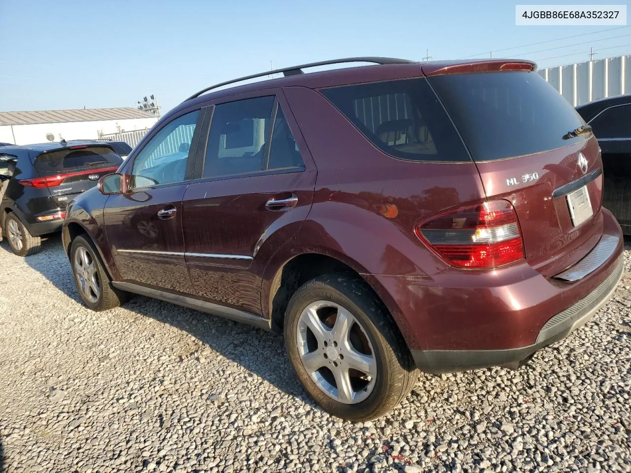 2008 Mercedes-Benz Ml 350 VIN: 4JGBB86E68A352327 Lot: 69338894