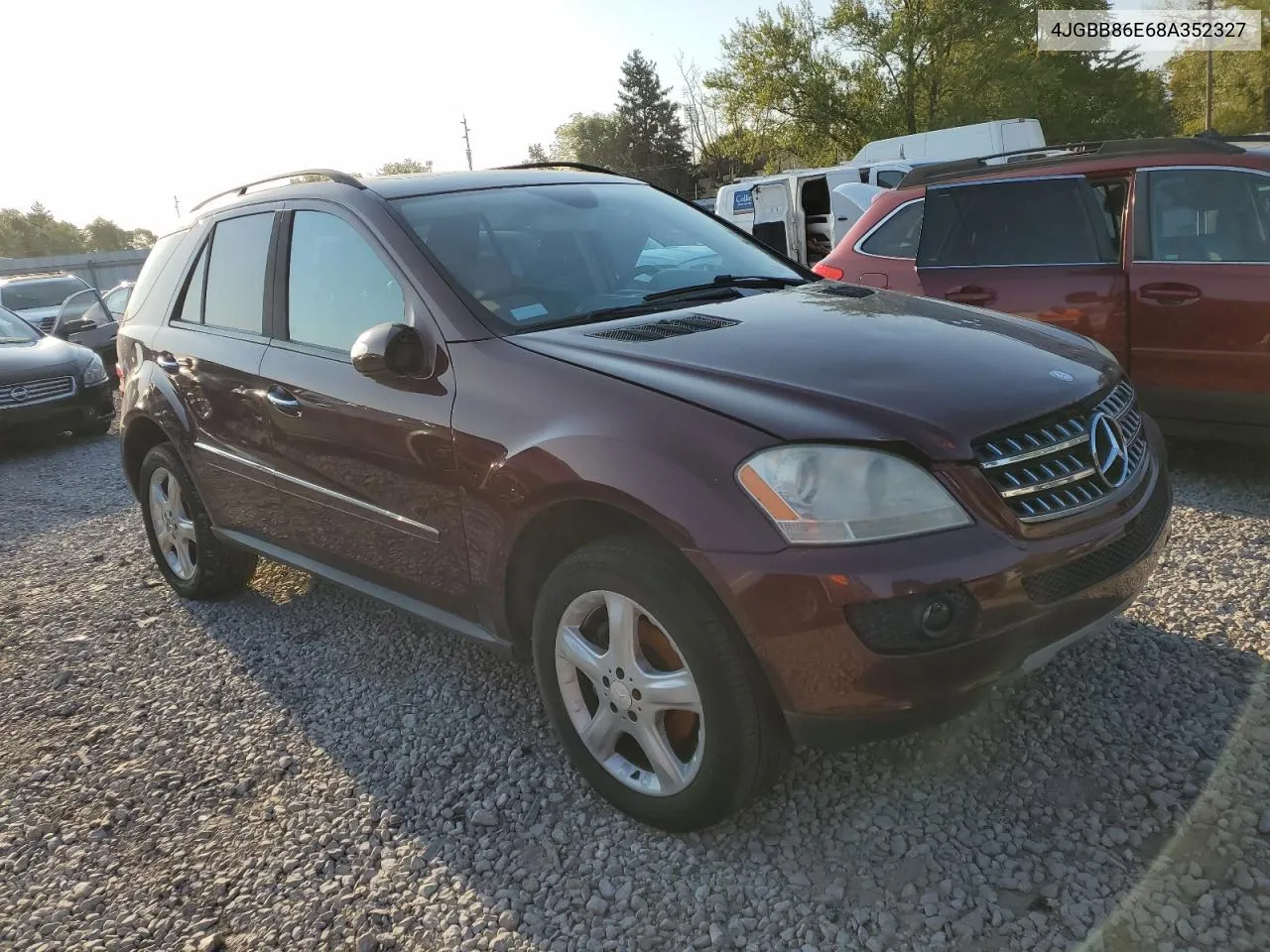 2008 Mercedes-Benz Ml 350 VIN: 4JGBB86E68A352327 Lot: 69338894